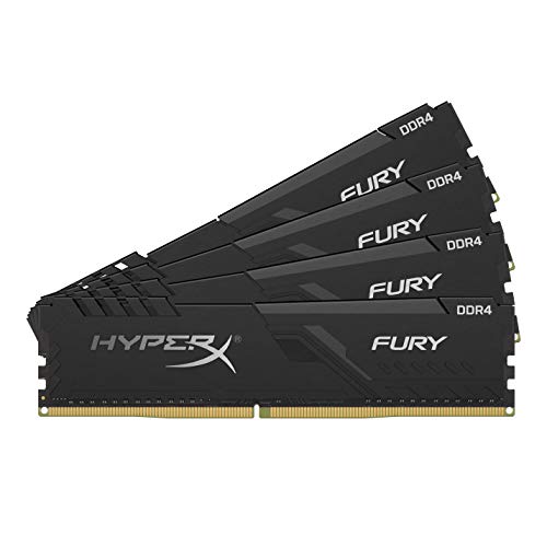HyperX Fury DDR4-3200 8GB×4（32GB） HX426C16FB3K4/32 - Kit de Memórias HyperX Fury (4 de 8GB) DIMM